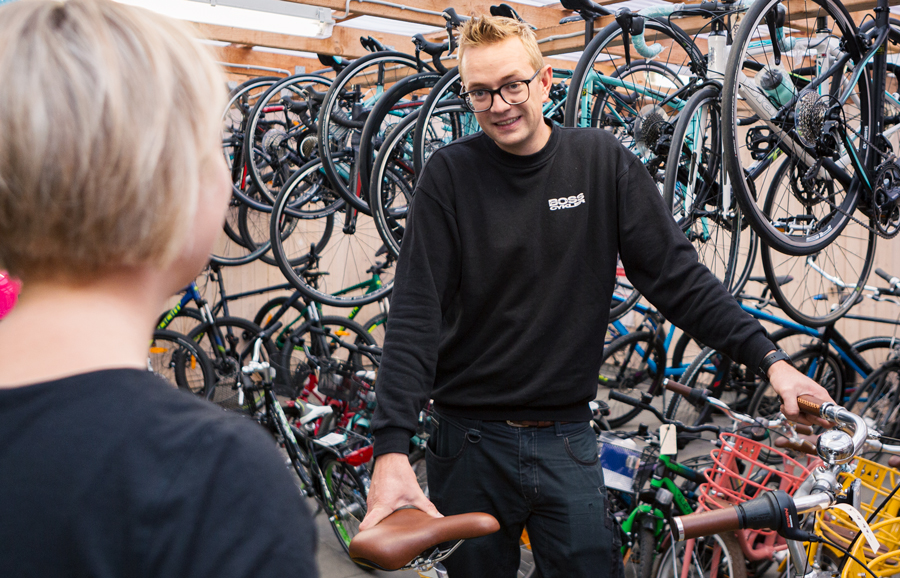 Stort udvalg af ladcykler, med og uden el til både salg og udlejning